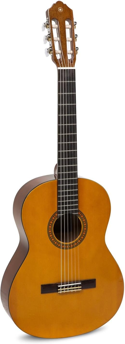 Yamaha CS40II Classical Guitar for Learners, 3/4 Size - Traditional Western Body - Natural, Silver