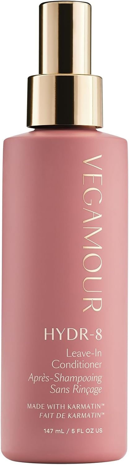 VEGAMOUR - HYDR8 Unrinsed Conditioner for Deep Moisture and Heat Protection with Vegan Keratin for Silky Soft Hair