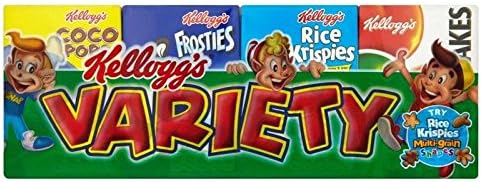 Kelloggs Variety Pack Cereals 8 Pack 6'S (48 Packs)