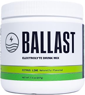 Ballast Zero-Sugar Electrolytes - Citrus Lime - Hydration Powder | Keto & Paleo Friendly | Liquid Daily IV for Rapid Rehydration | Element Electrolytes Magnesium, Sodium, and Potassium | 30 Servings