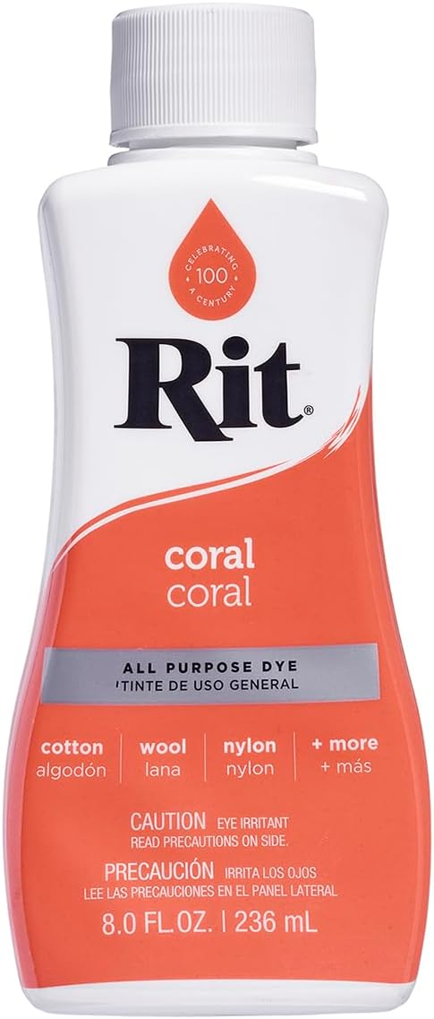 Rit All Purpose Liquid Dye Coral 236ml