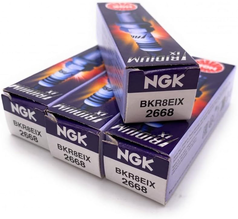 NGK Iridium IX Spark plug BKR8EIX 2668 (4 Pack)