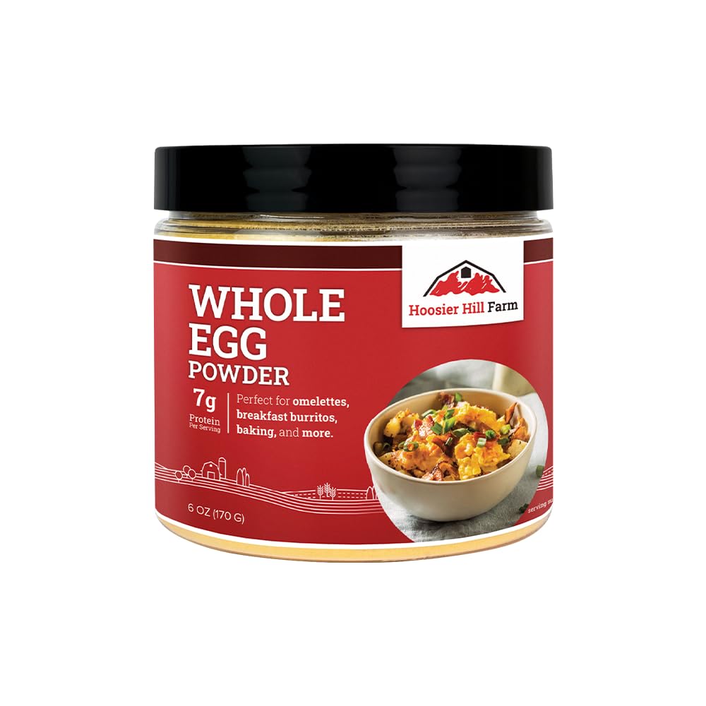 Hoosier Hill Farm Whole Egg Powder, 6oz (Pack of 1)