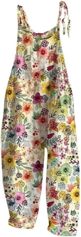 Overall For Women Jumpsuits Baggy ankle length Loose Fit Jumpsuits