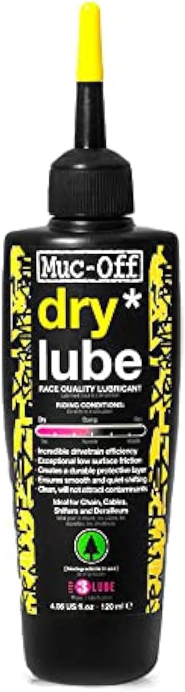 Muc-Off Dry Lube 120ml chain oil (Packaging may vary), Black
