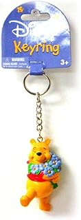 Disney Winnie The Pooh PVC Figural Key Ring , Yellow