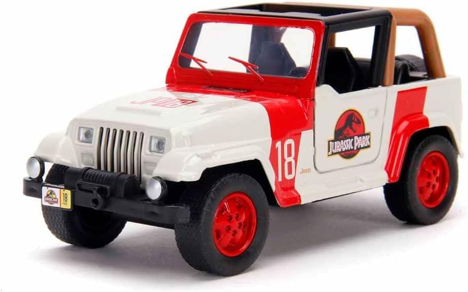 Jada JURASSIC PARK WRANGLER 1:32 SCALE DIE-CAST REPLICA IN CDU