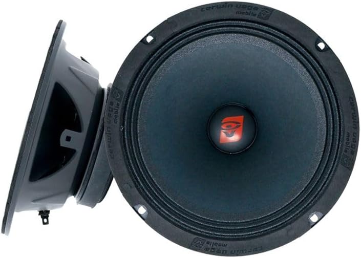 Cerwin Vega Pro Series 6.5" Full Range Speaker 4Ω – High Output, Sleek Red Logo, Durable Mounting Frame – Ideal for Sound Systems & Midrange Audio Performance (Single Speaker) (CVP65)
