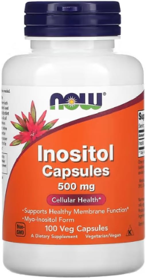 Now Foods – Inositol 500mg | Supports Nervous System & Cellular Health – 100 Capsules