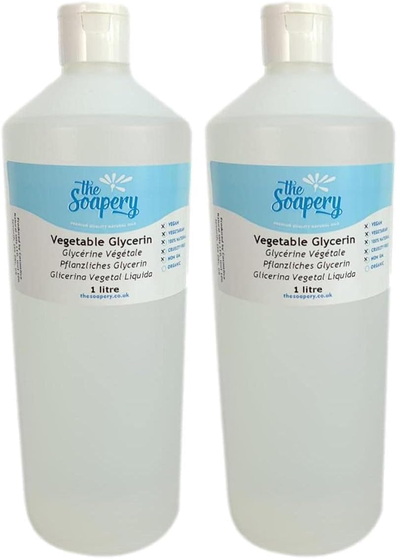 Vegetable Glycerin 1 litre Food Grade and Cosmetic Grade (Pack of 2)