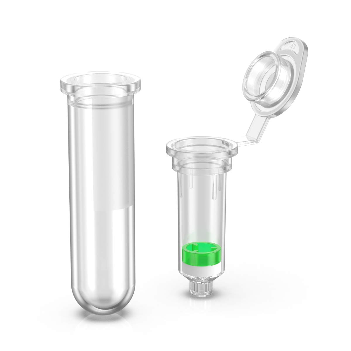 50Pcs 2mL Spin Column Micro centrifuge Tube, High Speed Plasmid Column & Collection Tube Kit by Biomed Scientific