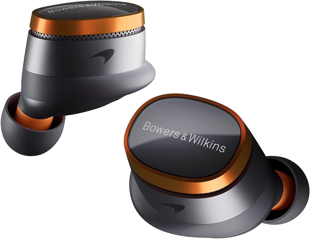 Bowers & Wilkins Pi8 McLaren Edition Wireless Earbuds with 3 Built-in Mics