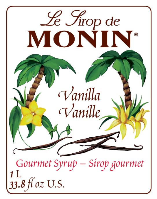 Vanilla - Monin Premium Gourmet Syrup