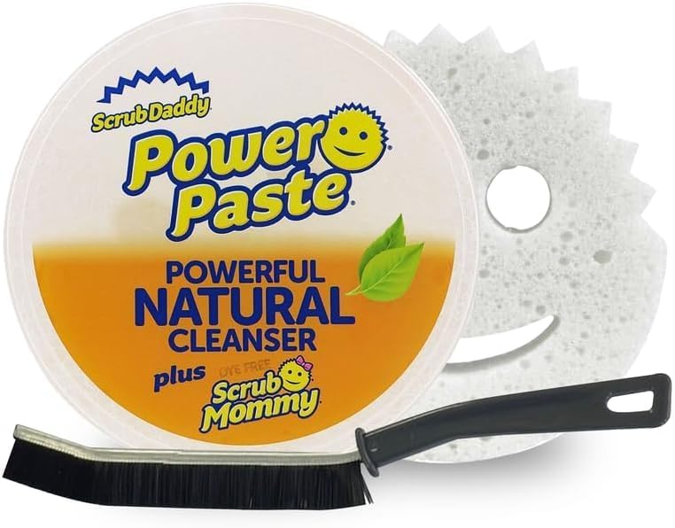 Home Power Paste Natural Cleaner Bundle, Includes Power Paste With Flexible Brush for Hard to Reach Cleaning Projects+Microfiber 1