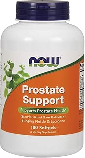 NOW Foods Supplements, Prostate Support, Prostate Support, with Standardized Saw Palmetto, Stinging Nettle & Lycopene, 180 Softgels