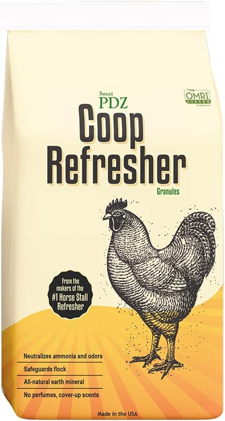 Coop Refresher - Zeolite Odor Eliminator - Essential Chicken Coop Accessory - 10 lbs