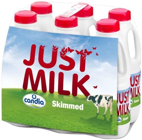 Just Milk Skimmed 6 x 1L (Case of 2)