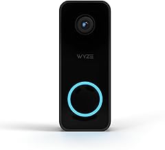 WYZE Video Doorbell v2, Wired, 2K Video, Two-Way Audio, Color Night Vision, Works with Existing Chime and IP65 Weather Resistant, Compatible with Alexa & Google Assistant, Black