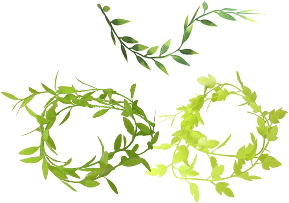 BESPORTBLE 3pcs Artificial Vines For Dollhouse Garden Realistic Miniature Plants Decorative Vines Faux Greenery For Tiny Dollhouse Accessories