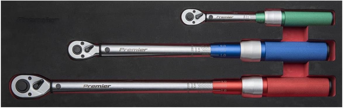 Sealey 3pc Micrometer Style Torque Wrench Set - STW900SET