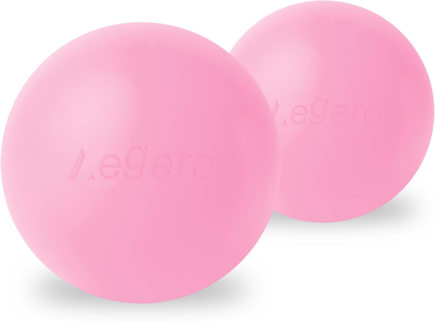 Massage Lacrosse Balls for Myofascial Release,Yoga Deep Tissue Massage,Trigger Point Therapy and Foot Plantar Fasciitis,Muscle Soreness Massager Ball (2Pack, Pink)