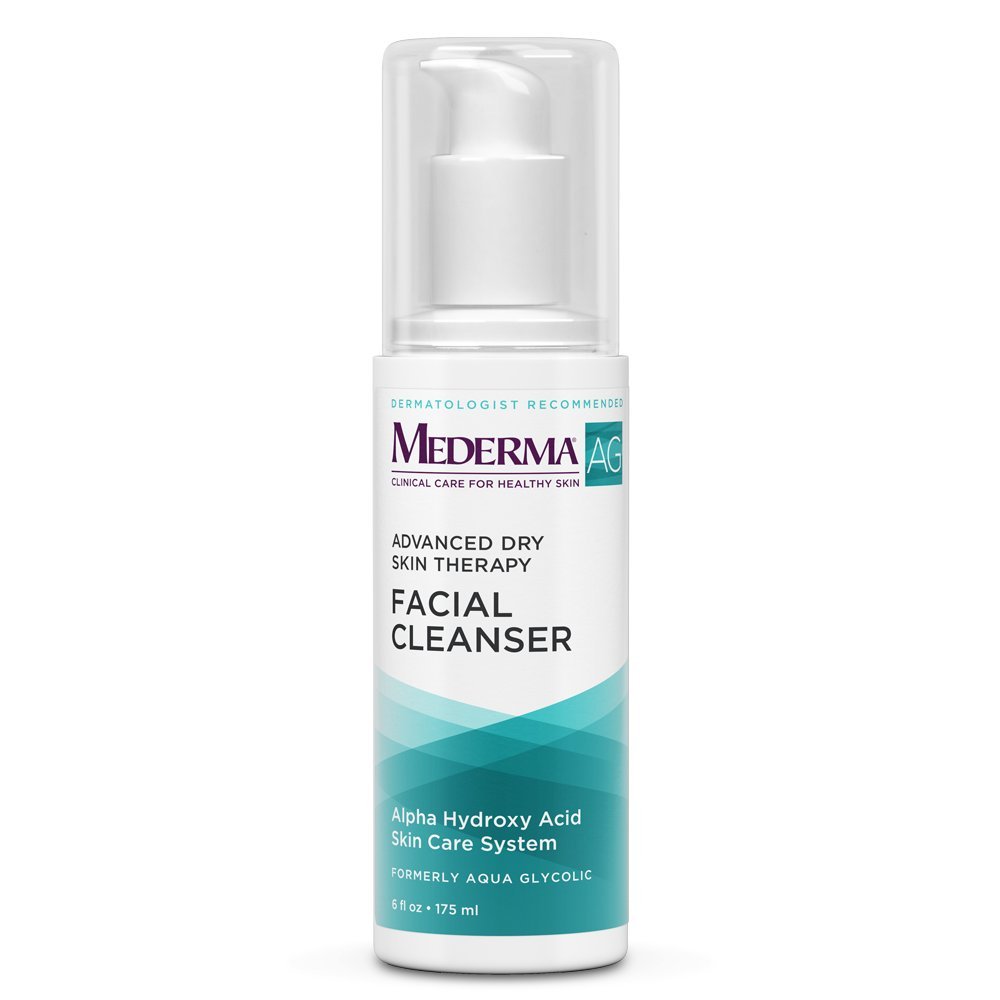 Mederma AG Hydrating Facial Cleanser–formula with glycolic acid gently cleans while exfoliating and hydrating skin. Dermatologist recommended brand, fragrance-free, soap-free, hypoallergenic-6 ounce