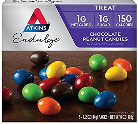 Atkins Endulge Chocolate Peanut Candies 170 g, Sugar Free, Low Carb