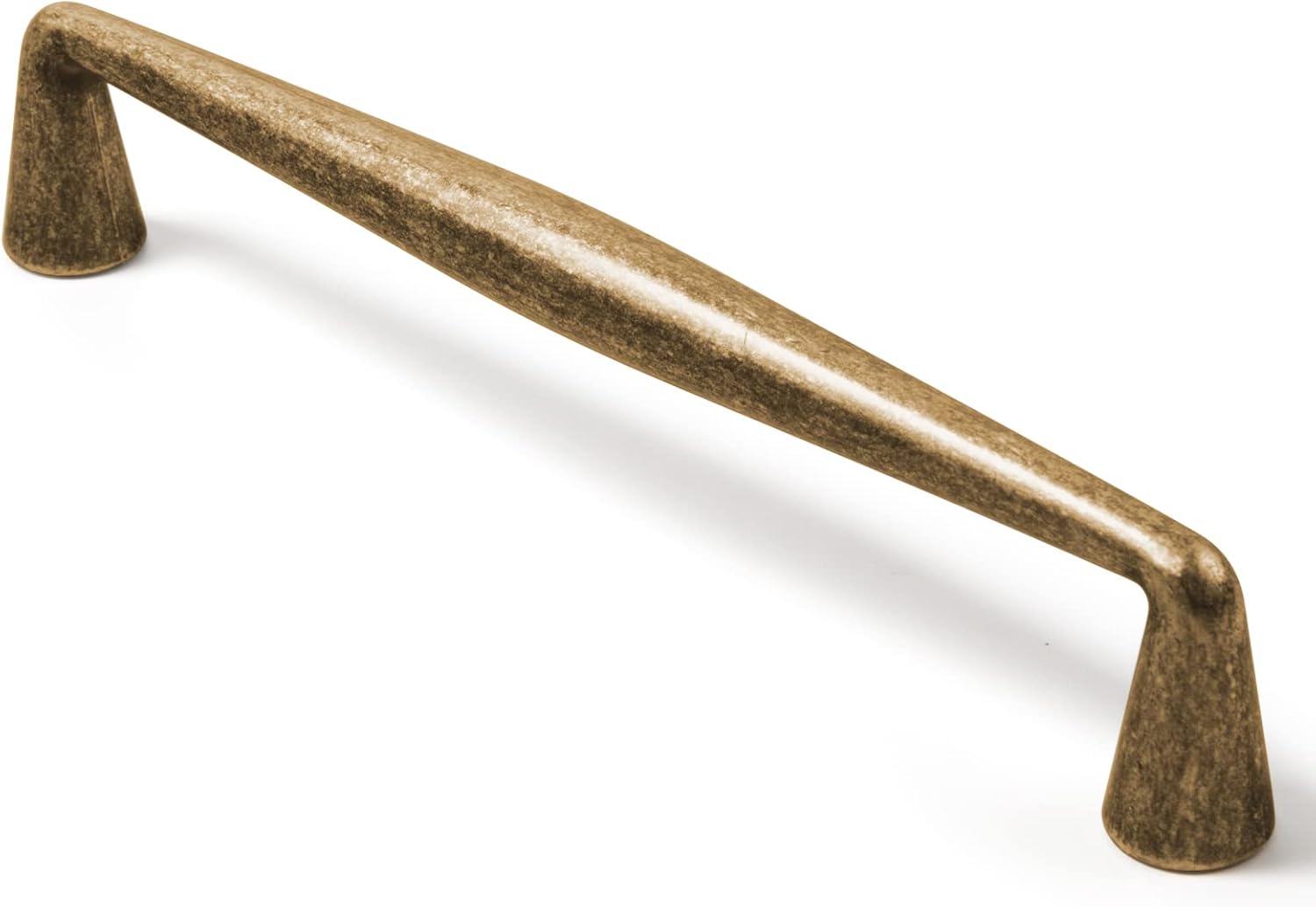 Goo-Ki Vintage Retro Antique Brass Zinc Alloy Cabinet Handles - 5.03''(128mm) Hole Center Affordable Luxury Cabinet Pull Hardware for Bedroom, Kitchen, 6 Pack…