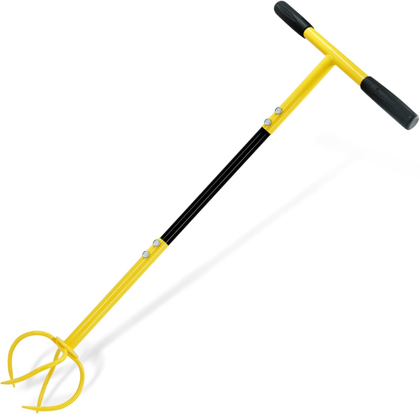 Byhagern Twist Tiller Manual, Garden Claw Cultivator with Long Handle, Hand Tiller Tool for Plant Box and Gardening Bed