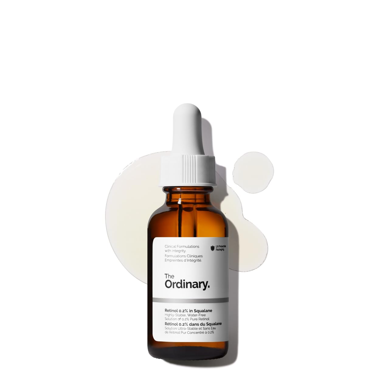The Ordinary Retinol 0.2% in Squalane, Gentle Retinol Serum for the Face That Is Anti-Aging and Skin Smoothing, 1 Fl Oz