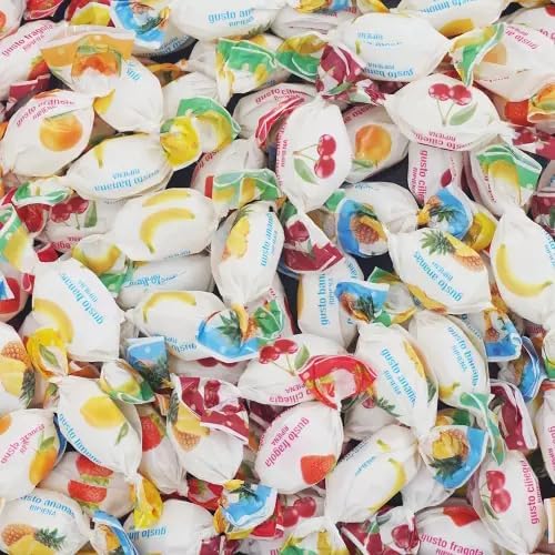 Liking Hard Filled Candies Italian Sweets Candy Gift Pouch (Mixed Fruit, 200g)