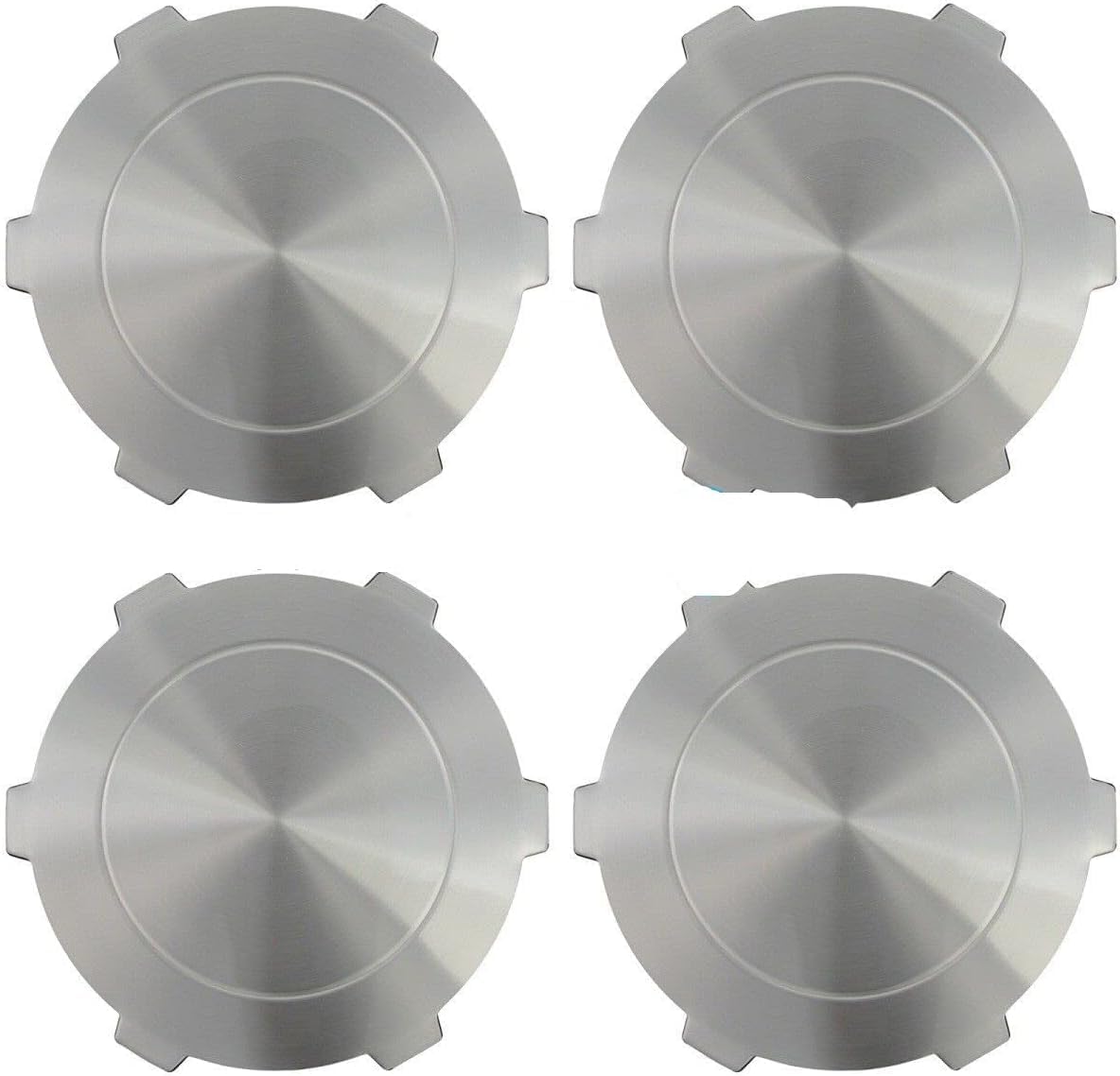 4pcs 2004-2007 for GMC Sierra Yukon XL Wheel AM Center Hub Caps 9594521 Alloy(Silver 4PCS)