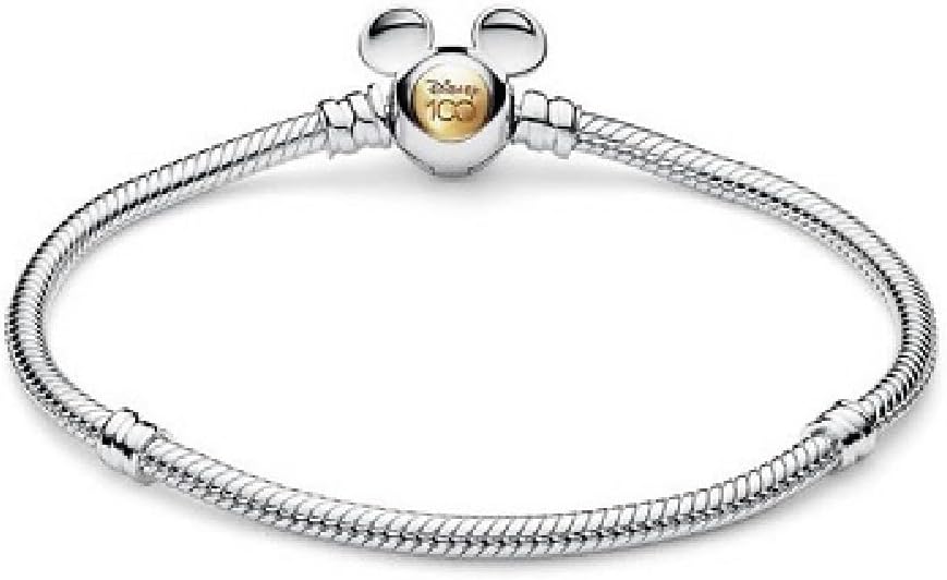 Pandora Disney 100th Anniversary Moments Snake Chain Bracelet