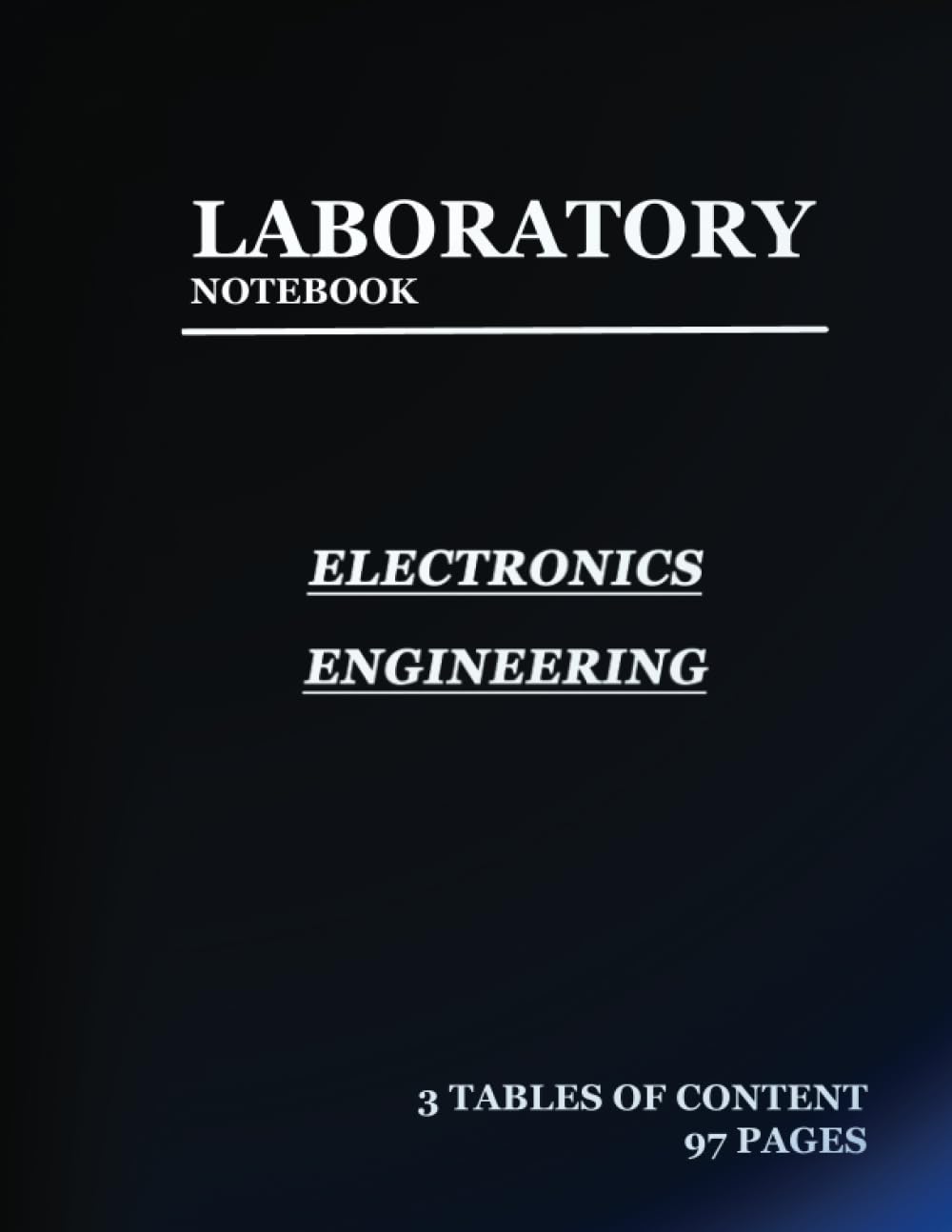 lab notebook for Electronics Engineering: Laboratory Notebook for Science Graduate Student Researchers: 97 Pages | 3 tables of contents pages (1 to 93) | Quad ruled Grid | 8.5 x 11 inches