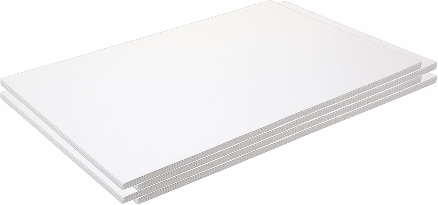 Construction Paper,White,12 inches x 18 inches,200 Sheets,Heavyweight Construction Paper,Crafts,Art,Kids Art,Painting,Coloring,Drawing,Paper,Art Project,All Purpose Paper