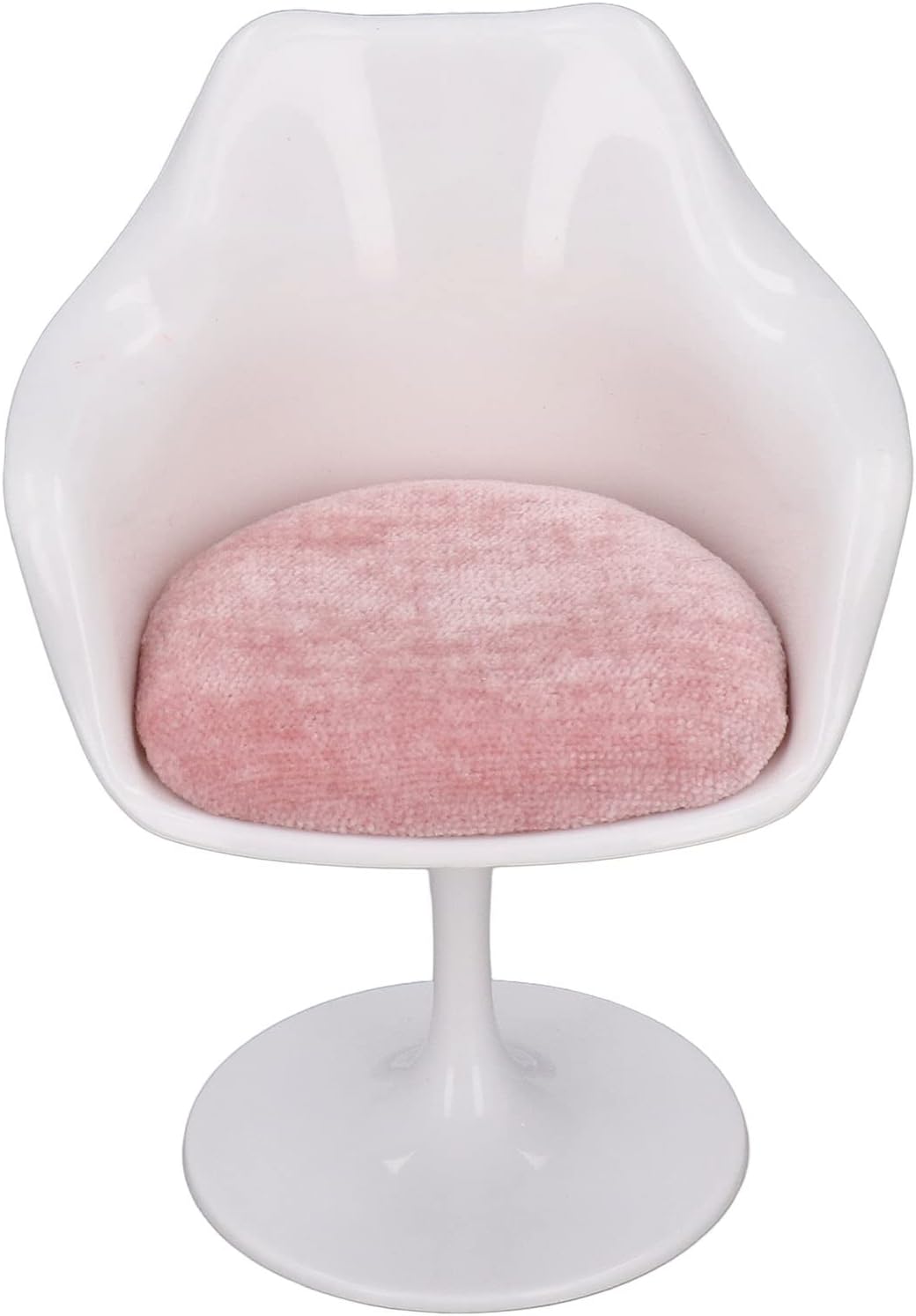 Mini Furniture Christmas Dollhouse Chair Ornament, ABS Miniature Dollhouse Office Chair for Doll House, Room Box (With Armrest)