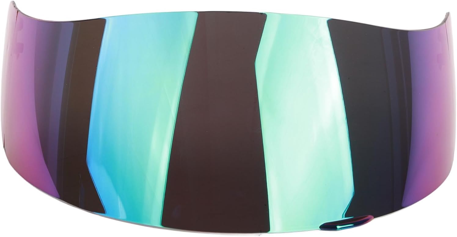 KIMISS Motorcycle Helmet Visor, Motorbike Helmet Face Shield 28 x 12.5cm Wind Shield Helmet Lens Fog Resistant Replacement for AGV K5 K3SV(Colored)