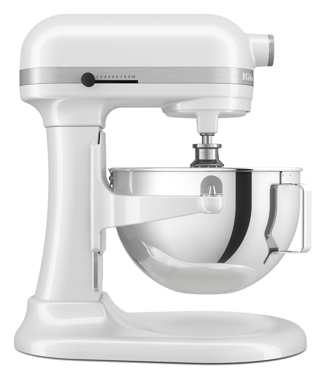 KitchenAid 375 W Heavy Duty Stand Mixer 5.2 Litre, White, 11 Speed, Planetary Cake Mixer with Bowl Lift, Soft Start, Size: 419 x 287 x 372 mm - Includes Beater, Whisk, & Dough Hook, HW778