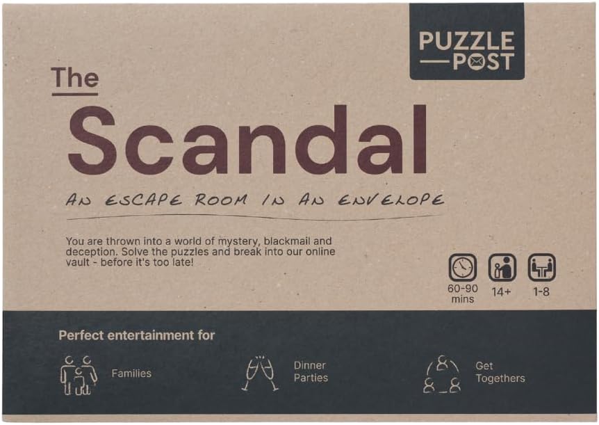 Escape Room In An Envelope | Puzzle Mystery Game | Perfect For Games Night