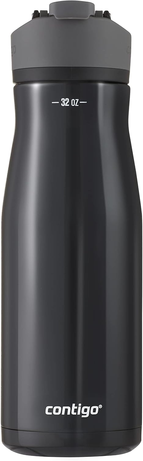 Contigo AUTOSEAL Licorice 32oz Water Bottle, Ideal for biking, cycling, sports, and outdoor excursions