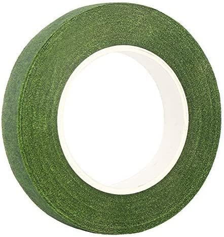 DECORA 1/2" Wide Dark Green Floral Tapes for Bouquet Stem Wrapping and Floral Crafts Supply