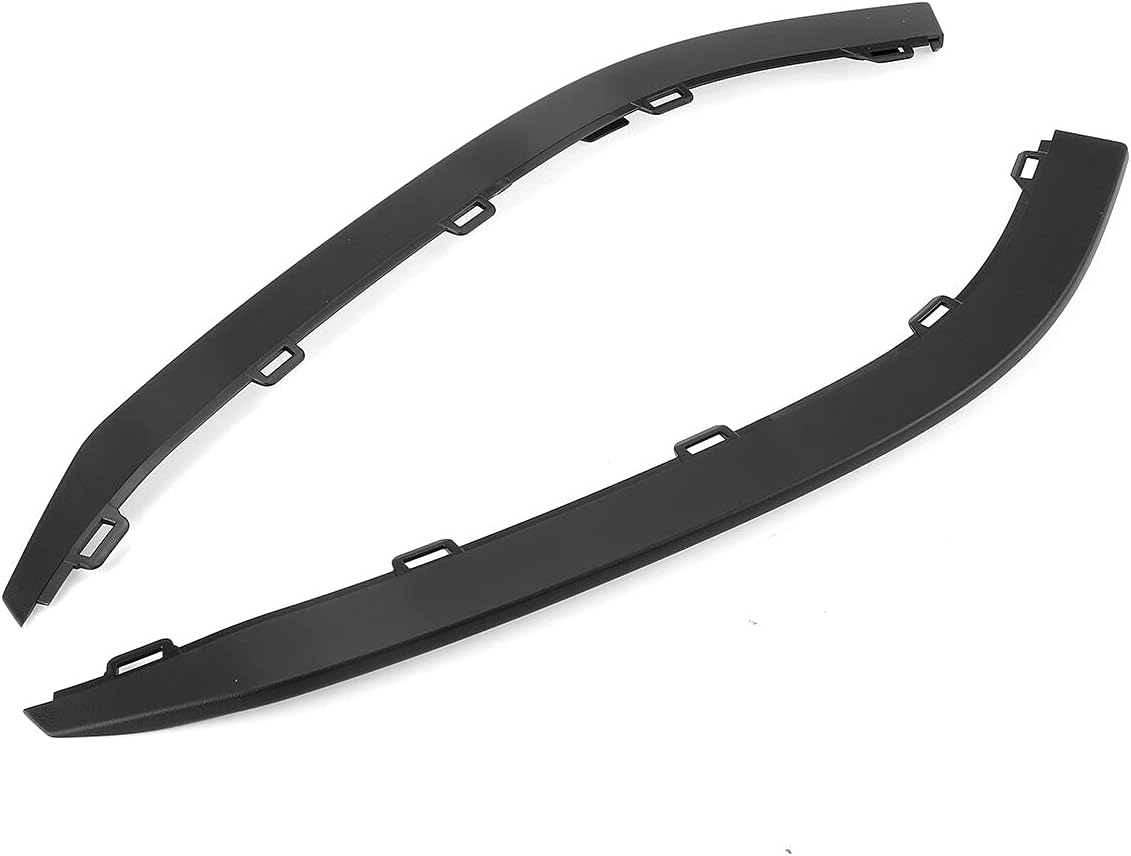 Front Bumper Lower Spoiler Lip Set Compatible For VW GOLF GTI MK7 2015-2017 2Pcs