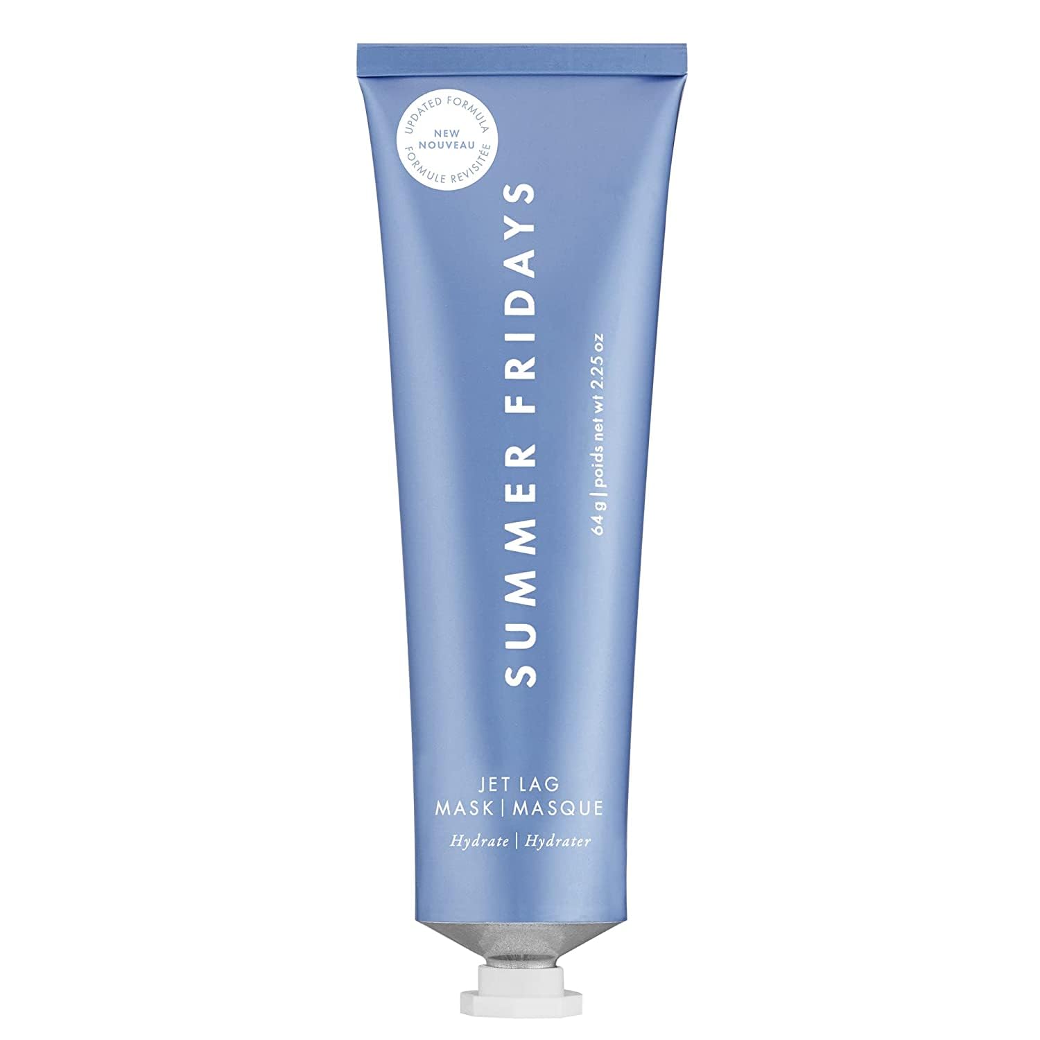 Summer Fridays Jet Lag Mask - Hydrating Face Moisturizer + Mask - Enriched with Hyaluronic Acid, Niacinamide, Glycerin + Antioxidants Helps Nourish Skin for a Renewed + Radiant Complexion (2.25 Oz)
