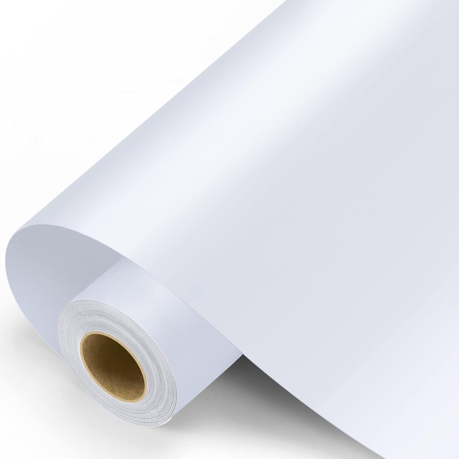 White Permanent Vinyl - Matte White Adhesive Vinyl Roll for All Cutting Machine, Permanent Outdoor 12" x11FT for Decor Sticker, Car Decal, Scrapbooking, Signs, Matte & Waterproof