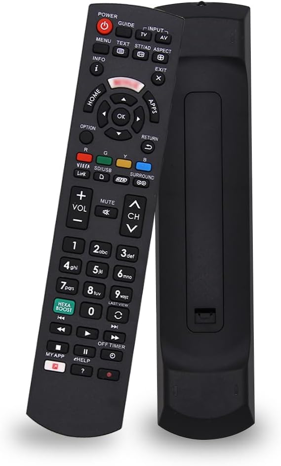 SIUMAL Replacement Panasonic TV Remote Control for All Panasonic Viera Smart TV HD LCD LED Plasma TV with MY APP/VIERA Link