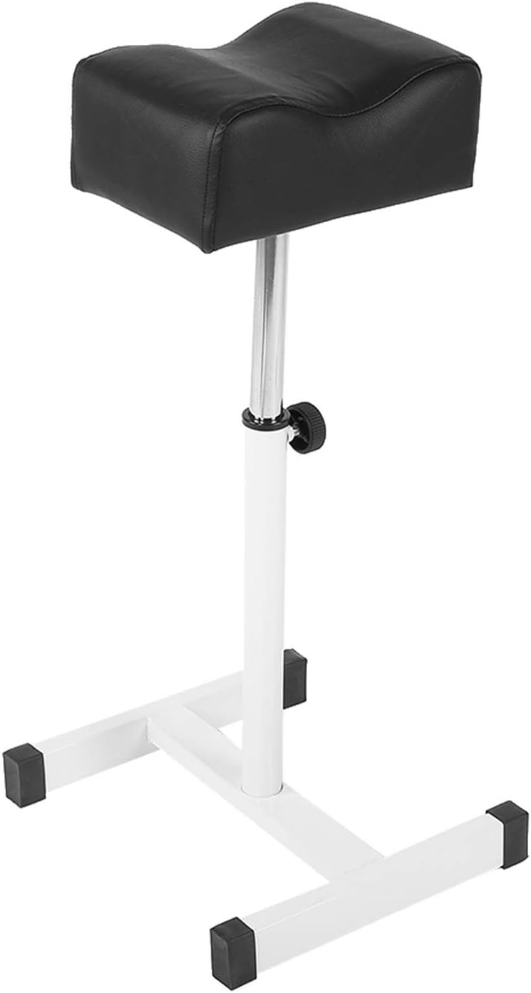 Pedicure Manicure Footrest Pedicure Stool Chair with Footrest Adjustable Pedicure Nail Footrest Manicure Foot Rest Desk Salon Spa Equipment, Height Adjustbale (15'' -22.4'')