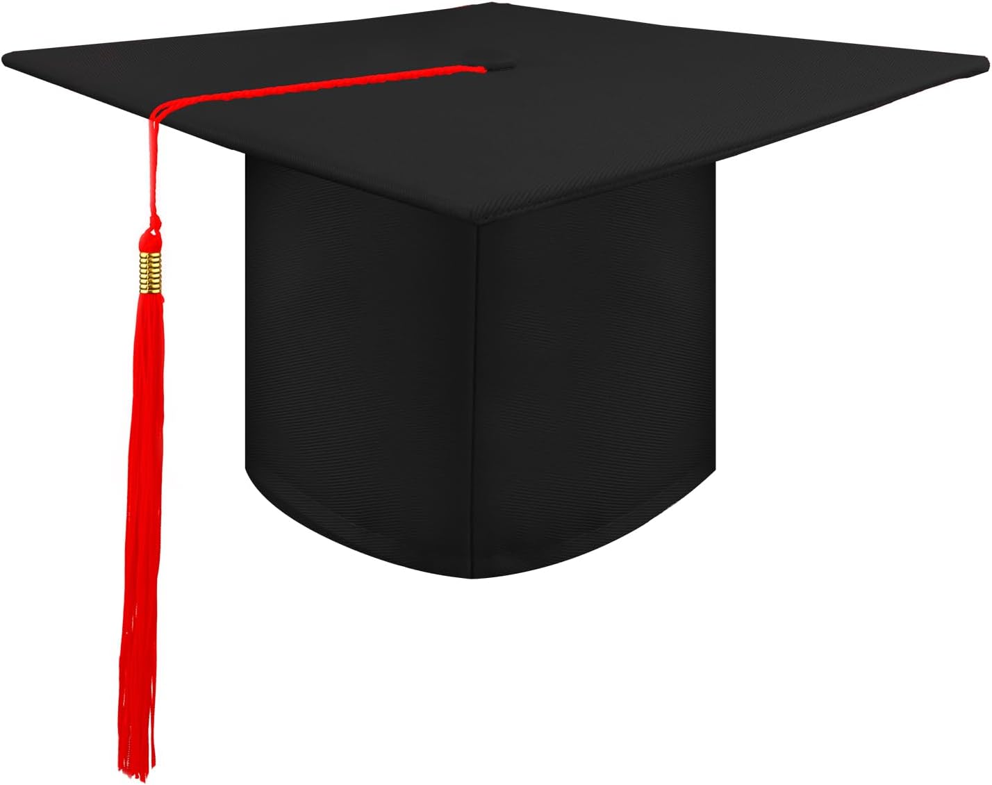 AUYAO Graduation Hat for Adult Graduation Cap with Tassel, Adjustable Academic Graduation Hat, Graduation Party Supplies Academic Costome Graduation Cap Unisex