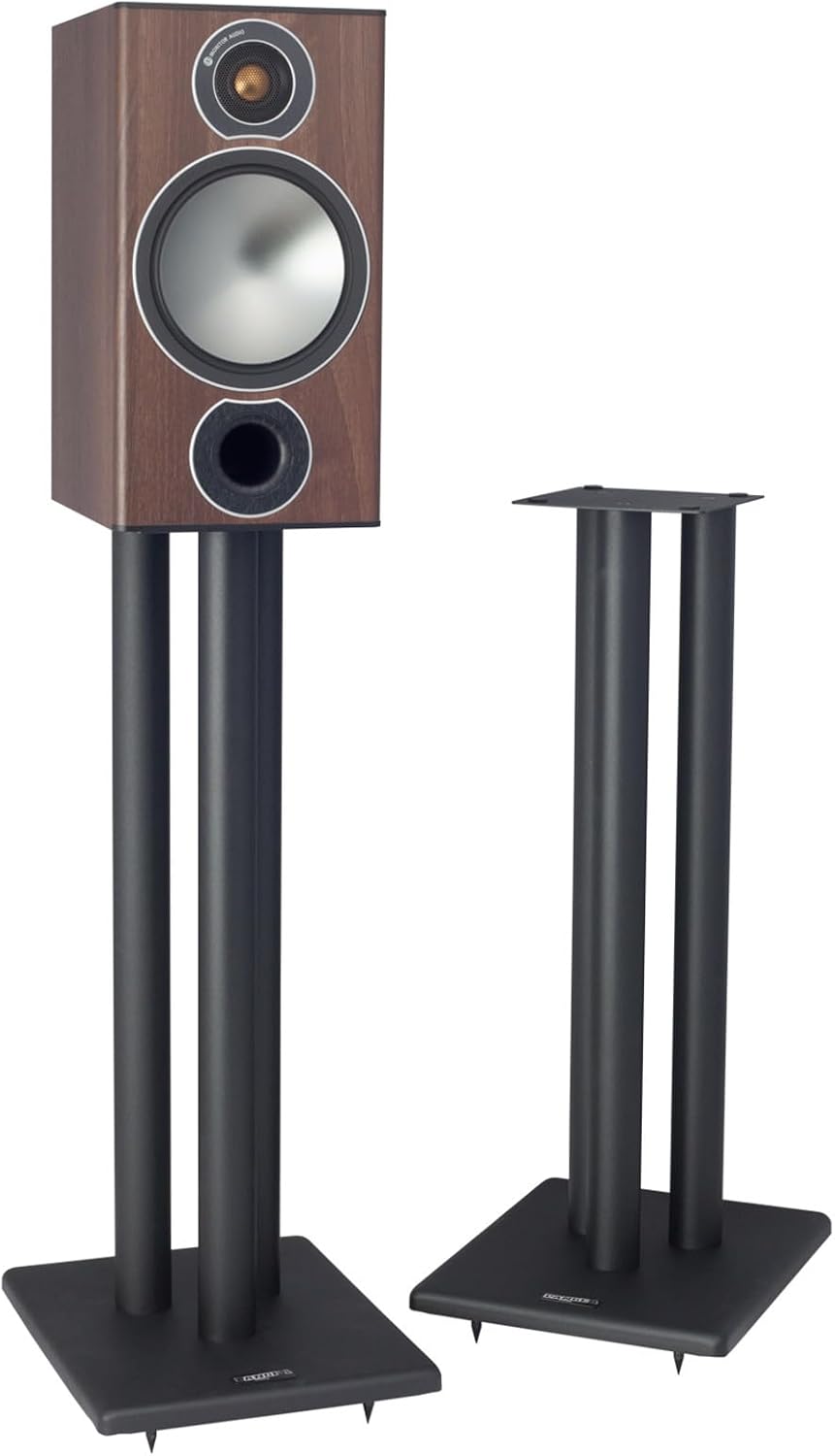Pangea Audio LS300 All Steel Floor Standing Bookshelf Speaker Stands Pair (36 Inch)