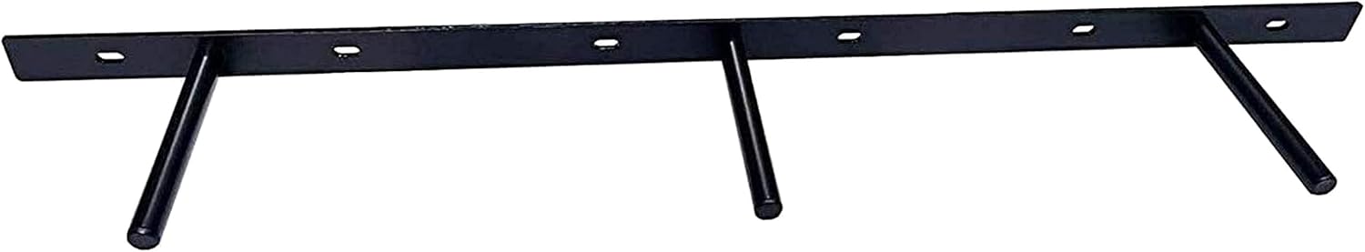 B&Z Heavy Duty Long Easy to Fit Concealed Invisible Hidden Floating Shelf Wall Mounted Fireplaces Beams Wooden Oak Mantel Timber Scaffold Board Storage Shelve Support Brackets - 863.6mm (34 Inches)