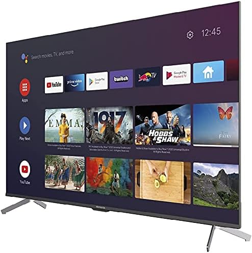 Aiwa LED437UHD 43" LED SMART TV, UHD/4K, HDR+, Android TV, Wi-Fi, Netflix, Voice controlled Remote, UK Version